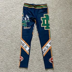Notre Dame Game Day Leggings - Size L